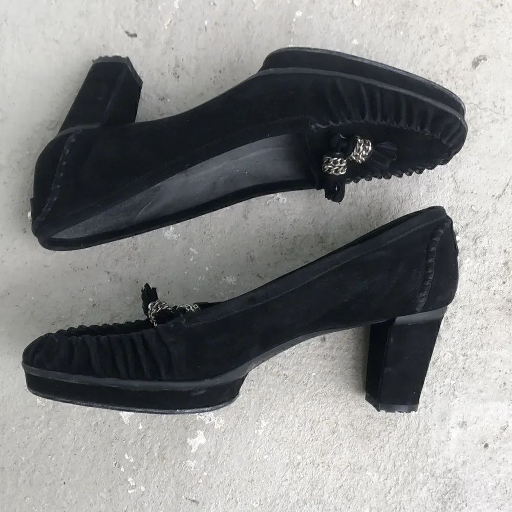 Stuart  Weitzman  platform moccasins - Picture 4 of 8